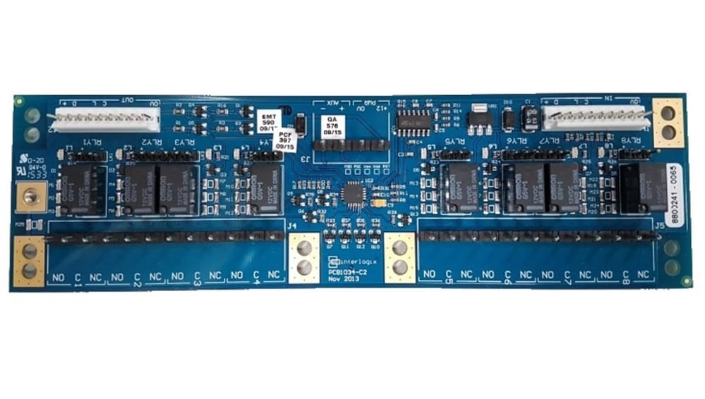 Tecom S5020 8 Way Relay Board