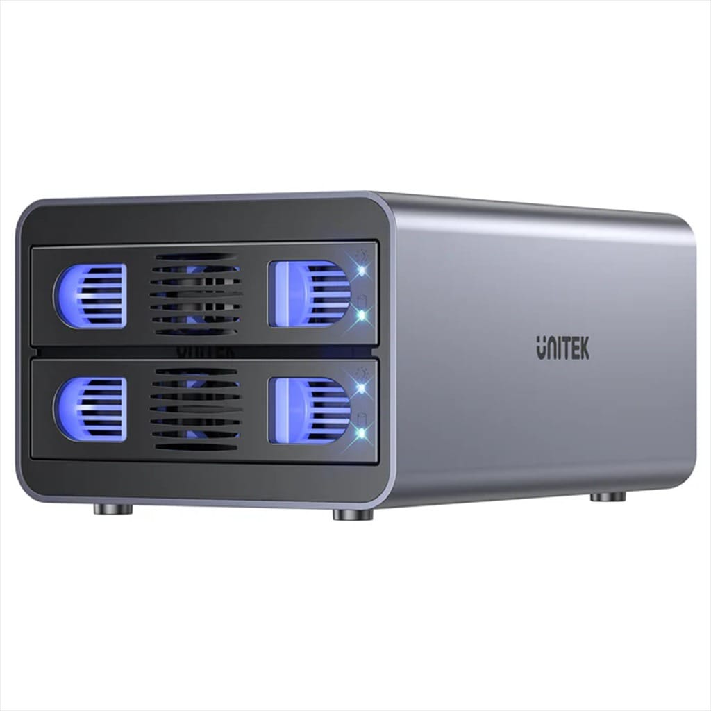 Unitek 2-Bay USB-C RAID External Hard Drive Enclosure