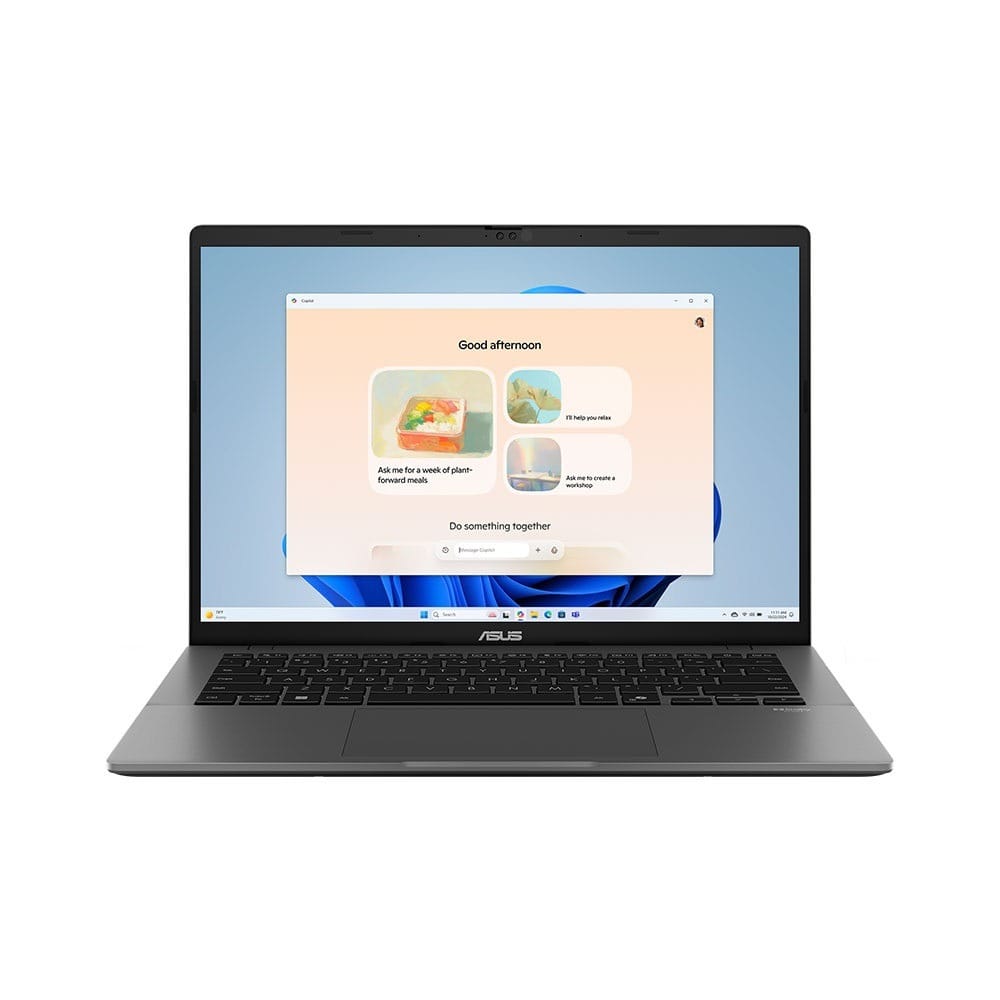 ASUS Vivobook S14 14" WUXGA IPS Laptop, Ultra 7 255H, 16GB RAM, 512GB SSD, Windows 11 Home - Matte Gray