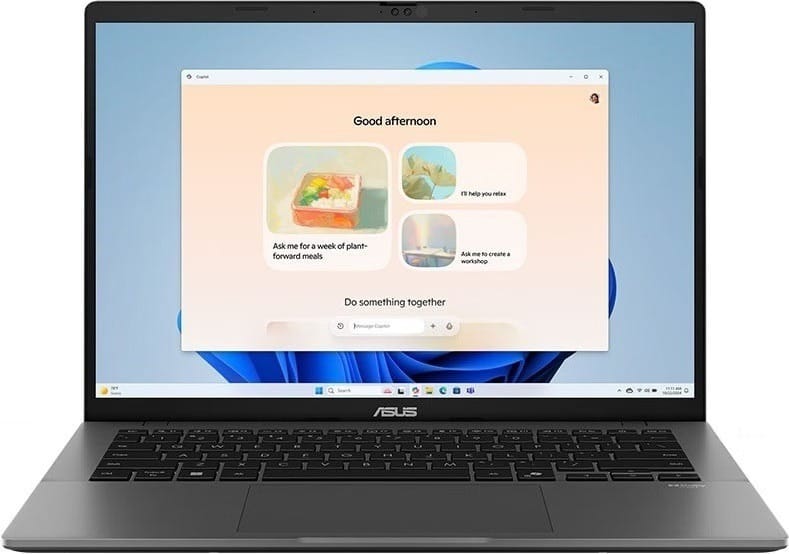 ASUS Vivobook S14 14" WUXGA IPS Laptop, Ultra 7 255H, 32GB RAM, 512GB SSD, Windows 11 Home - Matte Gray