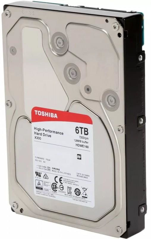 Toshiba X300 6TB 3.5" SATA III Performance HDD