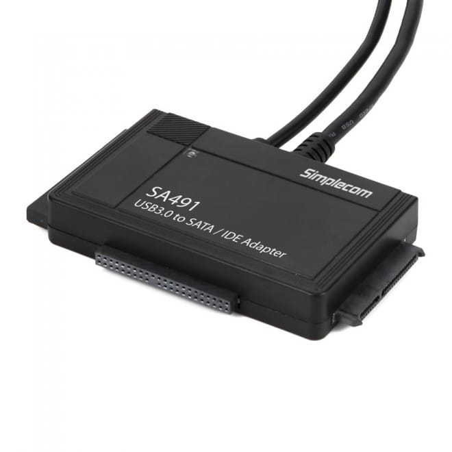 Simplecom SA491 3-IN-1 USB3.0 to SATA/IDE PSU Adapter
