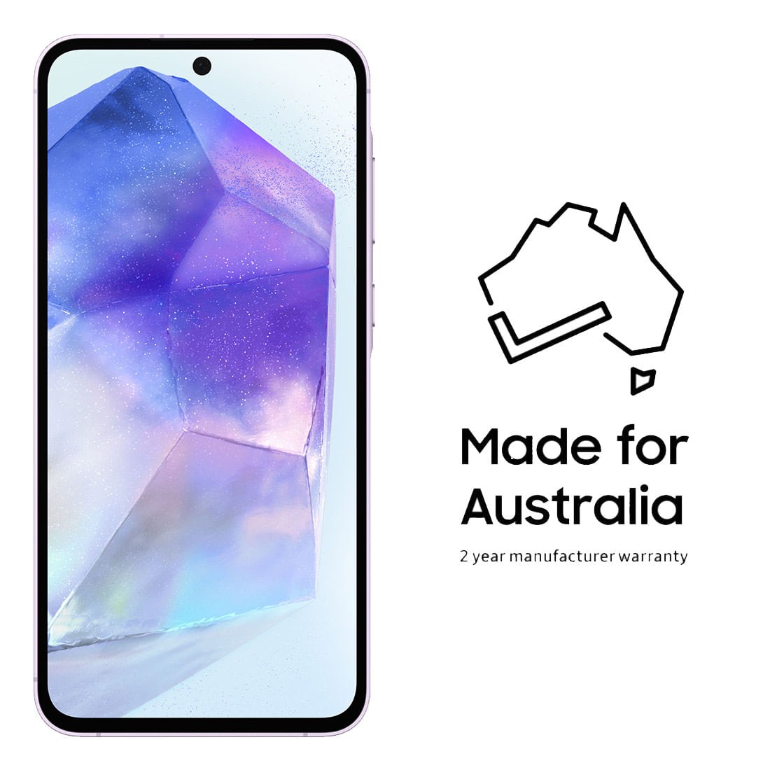 Samsung Galaxy A55 5G 本体 パープル Galaxy A55 5G Awesome Lilac 256 GB | Samsung Africa