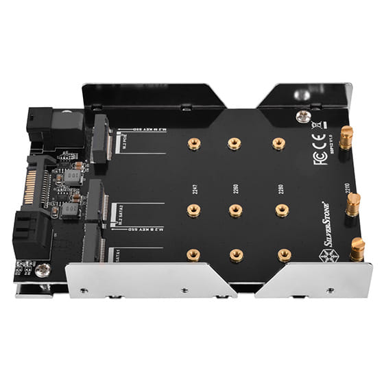 SilverStone SDP12 3.5in M.2 SATA NVME Drive Mount