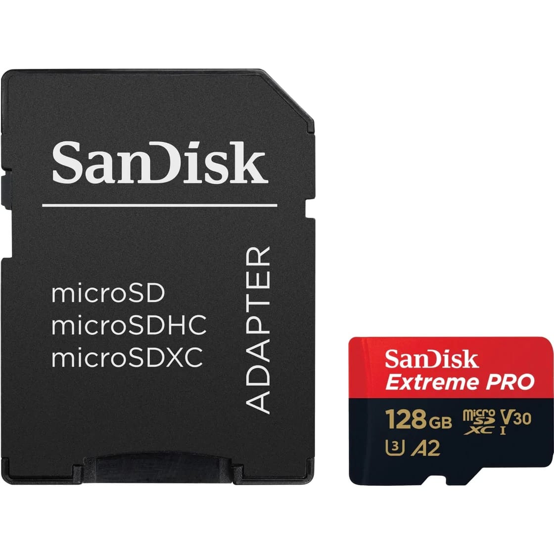 SanDisk 128GB Extreme PRO MicroSDXC Memory Card With SD Adapter