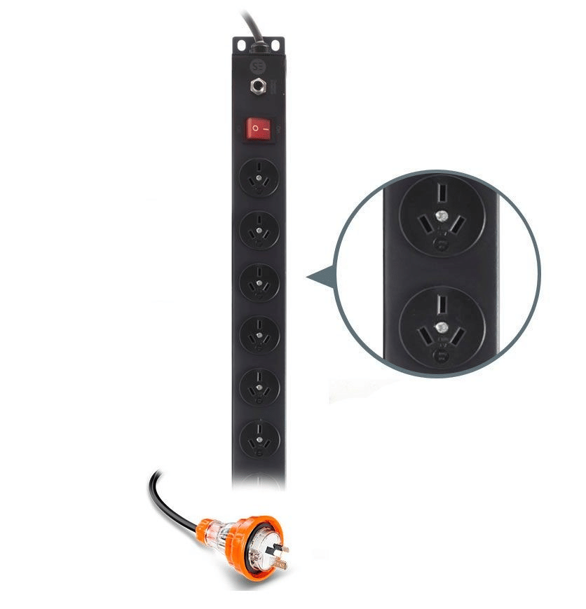 Serveredge Vertical 12Port PDU(12) 3Pin Aus GPO
