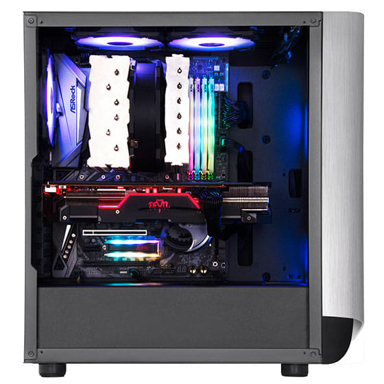 SilverStone Seta A1 ATX Tempered Glass Side Window Case - Silver