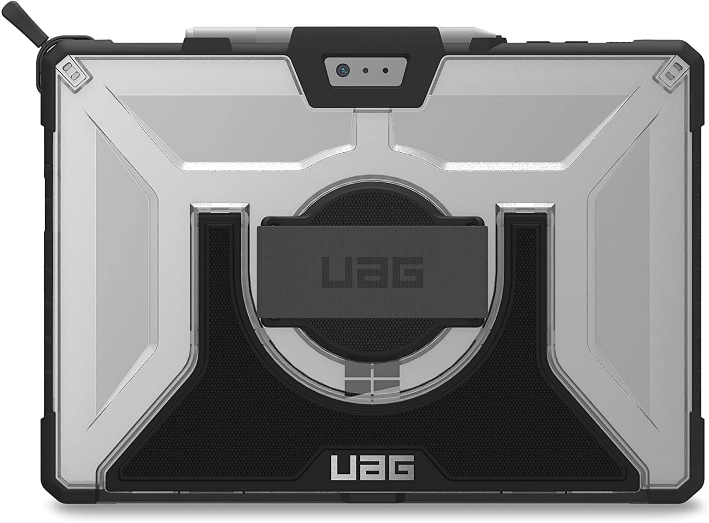 MS UAG Plasma Series Case For Microsoft Surface Pro 4/5/6/7/7+ With Shoulder/Hand Strap - Ice/Black