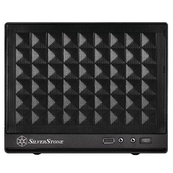 SilverStone Sugo Series SG13-C Black Mini ITX Case, No PSU