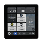 Shelly Wall Display X1i 4" Tch Color Display