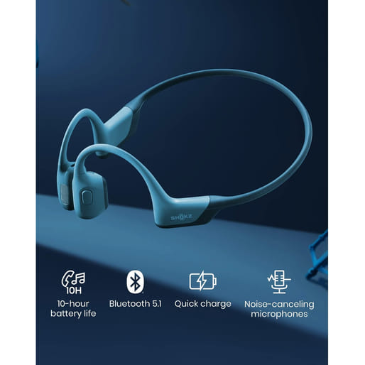 Aftershokz OpenRun Pro Wireless Bluetooth Headphones Blue