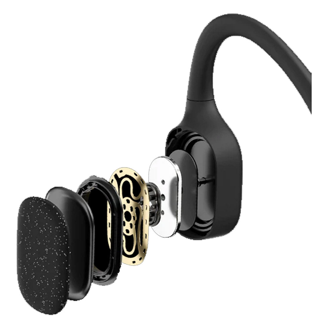 Aftershokz OpenSwim MP3 Waterproof Headphones Black