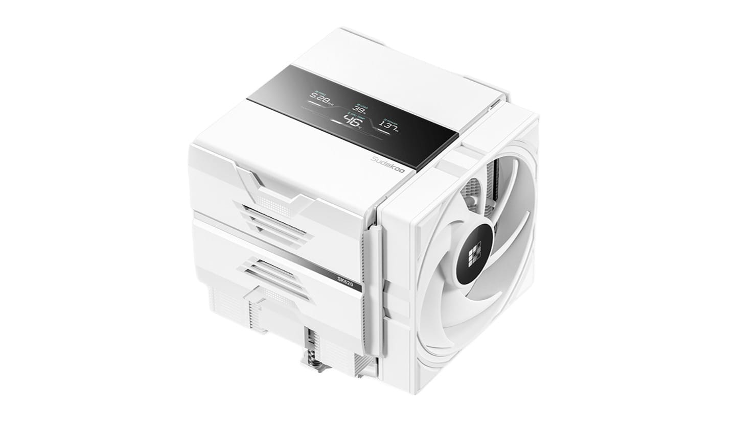 Sudokoo SK620V White Dual Tower CPU Cooler