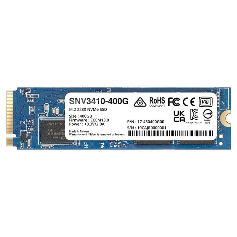 Synology SNV3000 400GB M.2 NVMe SSD