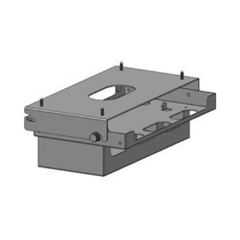 Ergonomic Solutions Spacepole Mount Black For HP Engage Hub and PSU
