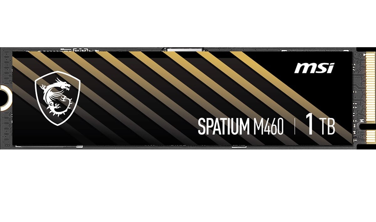 MSI Spatium M460 1TB PCIe 4.0 NVMe M.2 SSD