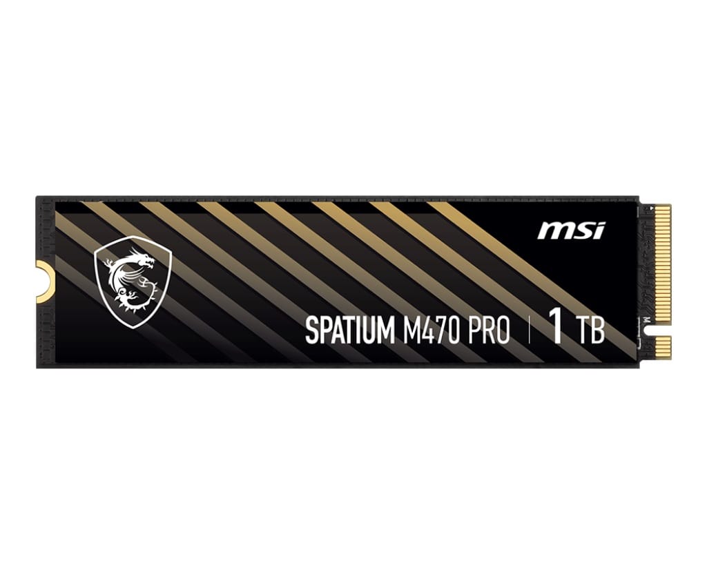MSI SPATIUM M470 PRO 1TB PCIe 4.0 NVMe M.2 SSD