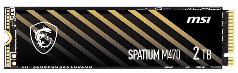 MSI SPATIUM M470 PRO 2TB PCIe 4.0 NVMe M.2 SSD