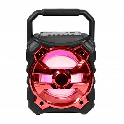Laser Bluetooth Portable Speaker - Red