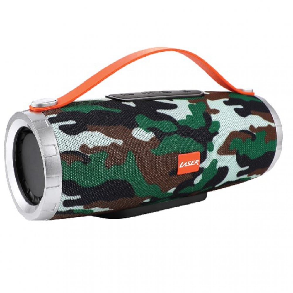 Laser Wireless Tube Speaker - Camo
