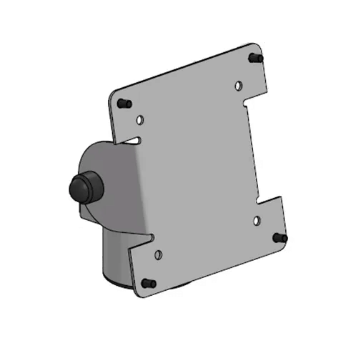 Ergonomic Solutions Spacepole Top Mount Only Fixed-Vesa 75/100 Black
