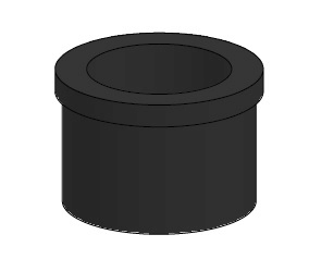 Ergonomic Solutions Spacepole Essential Adapter For Epson D105 - Black
