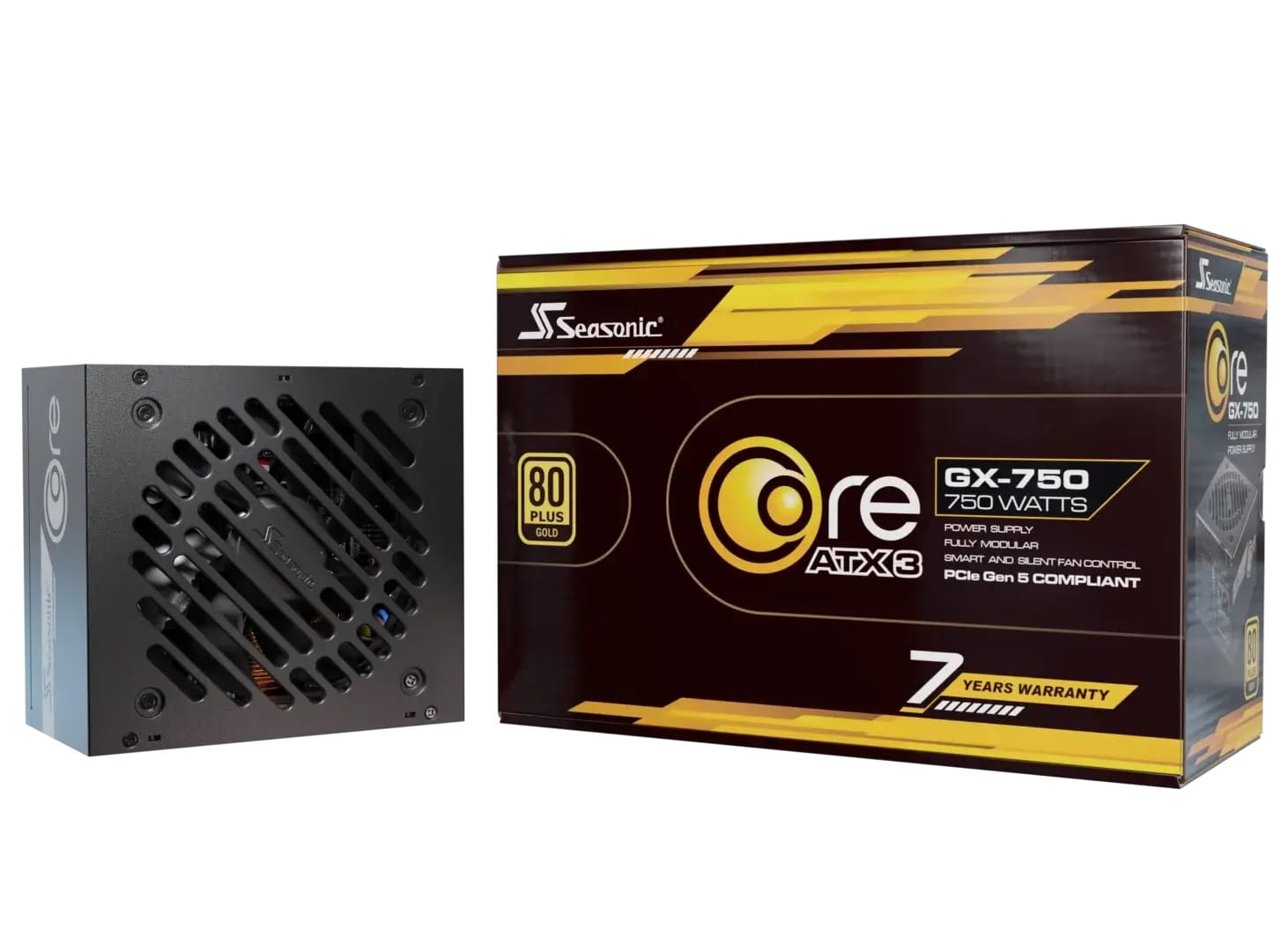Seasonic Core GX-750 ATX3 80 Plus Gold Full Modular 750W Power Supply Unit