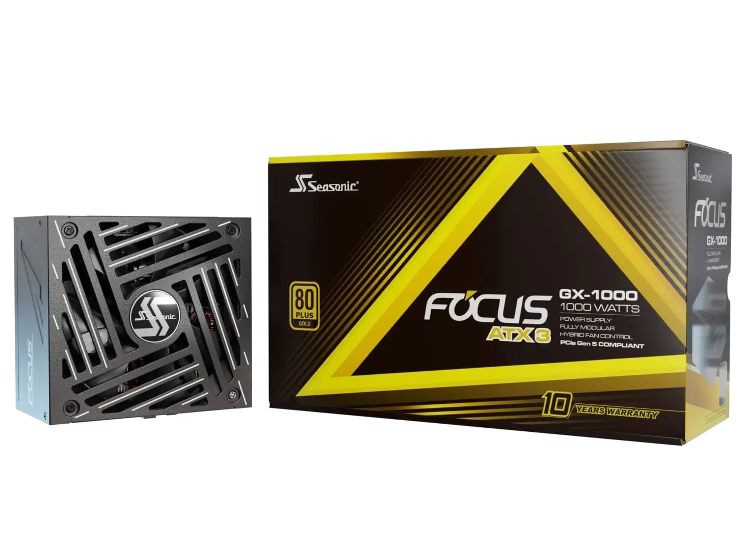 Seasonic 1000W Focus GX-1000 V4 Fully-Modular 80 PLUS Gold ATX3.1 PCIe 5.1 Power Supply Unit