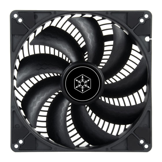 SilverStone Technology Air Penetrator 184i PRO, Enhanced 180mm PWM Controlled Air Channeling Fan, SST-AP184i-PRO