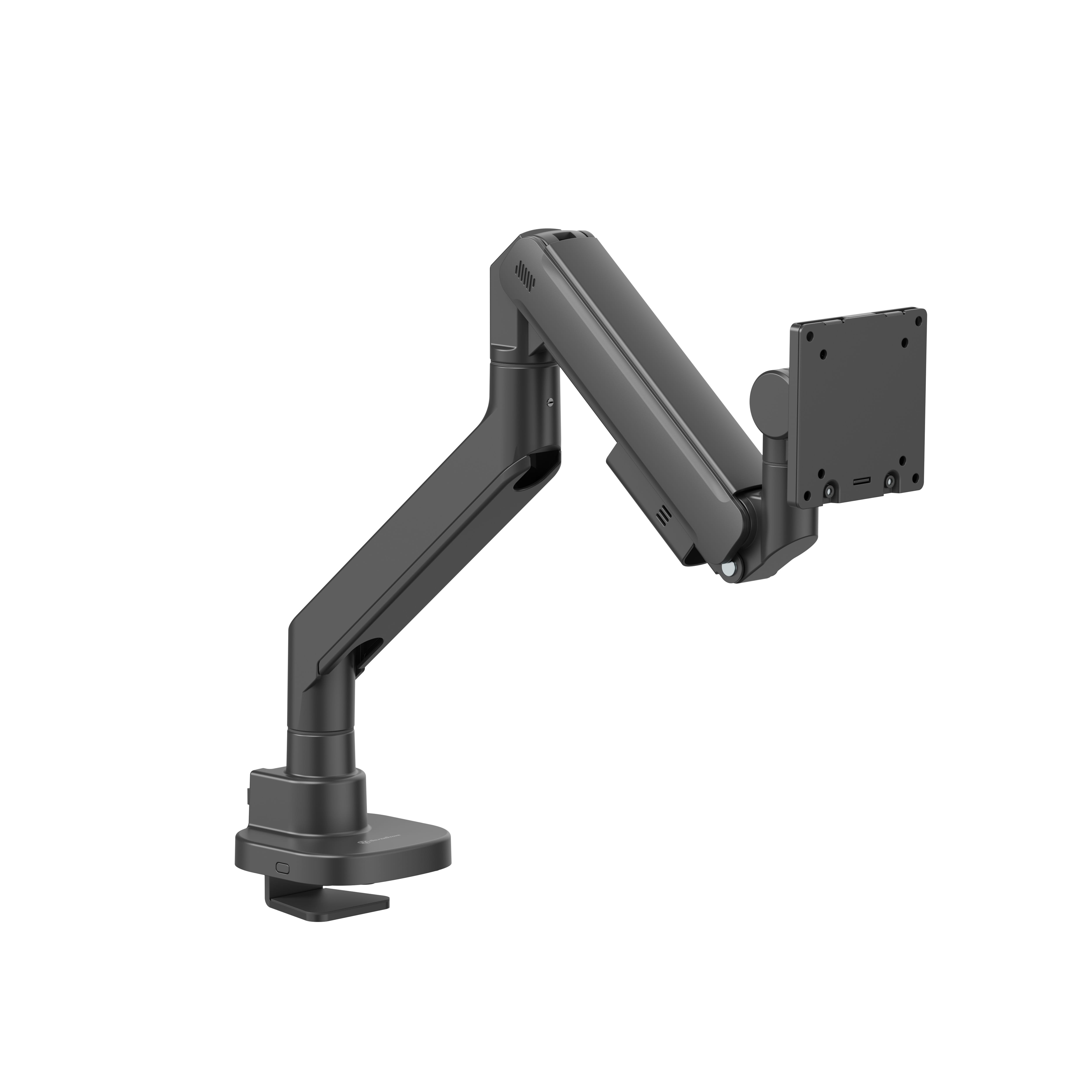 Silverstone ARM15 Single Heavy Duty Gas Spring Monitor Arm - Black