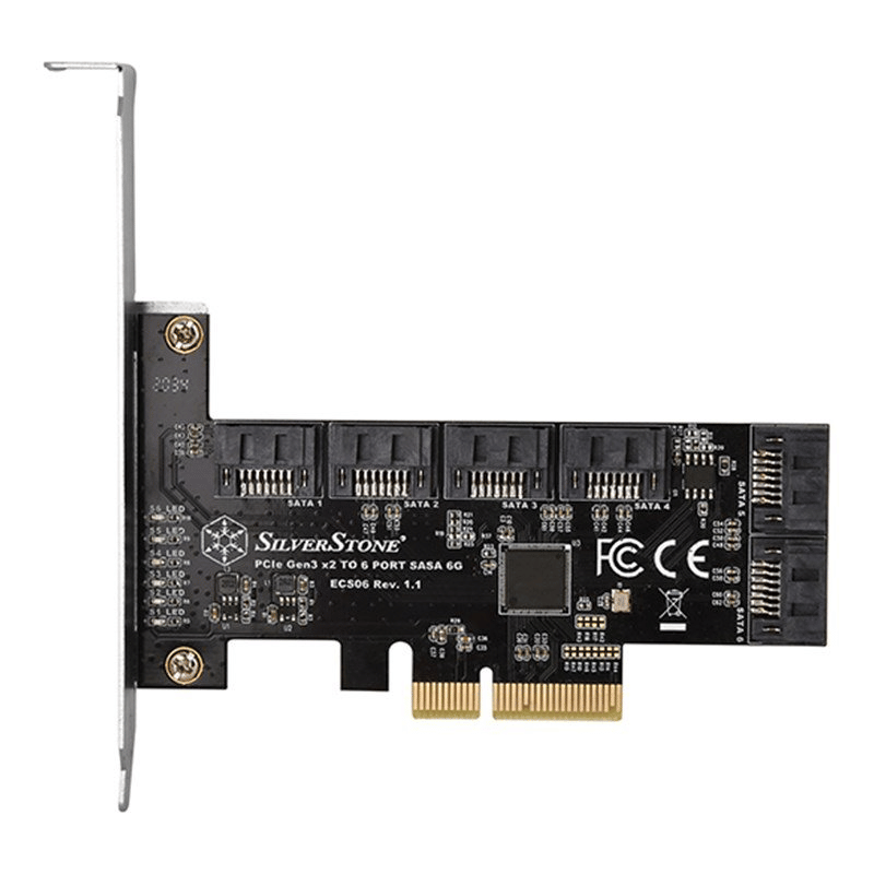 Silverstone ECS06 6 Port SATA3 PCIe Controller
