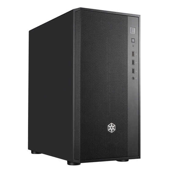 Silverstone Fara R1 Black ATX Tempered Glass Side Window Case - Black
