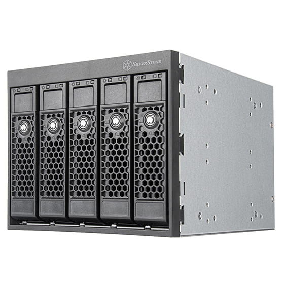 Silverstone FS305-E 3x5.25" Device Bay To 5x3.5" SAS-12G / SATA 6Gbit/s Hot-Swap Adapter Cage