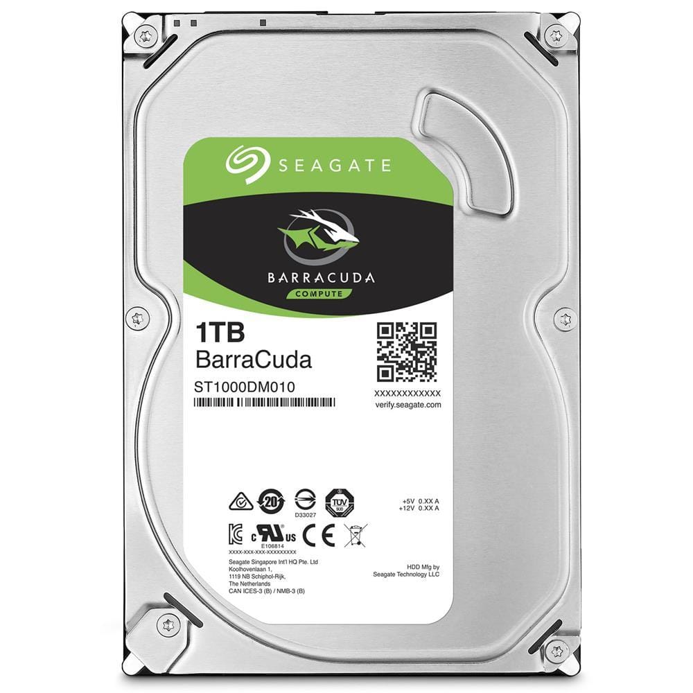 Seagate Barracuda 1TB 3.5" SATA III Desktop Hard Drive