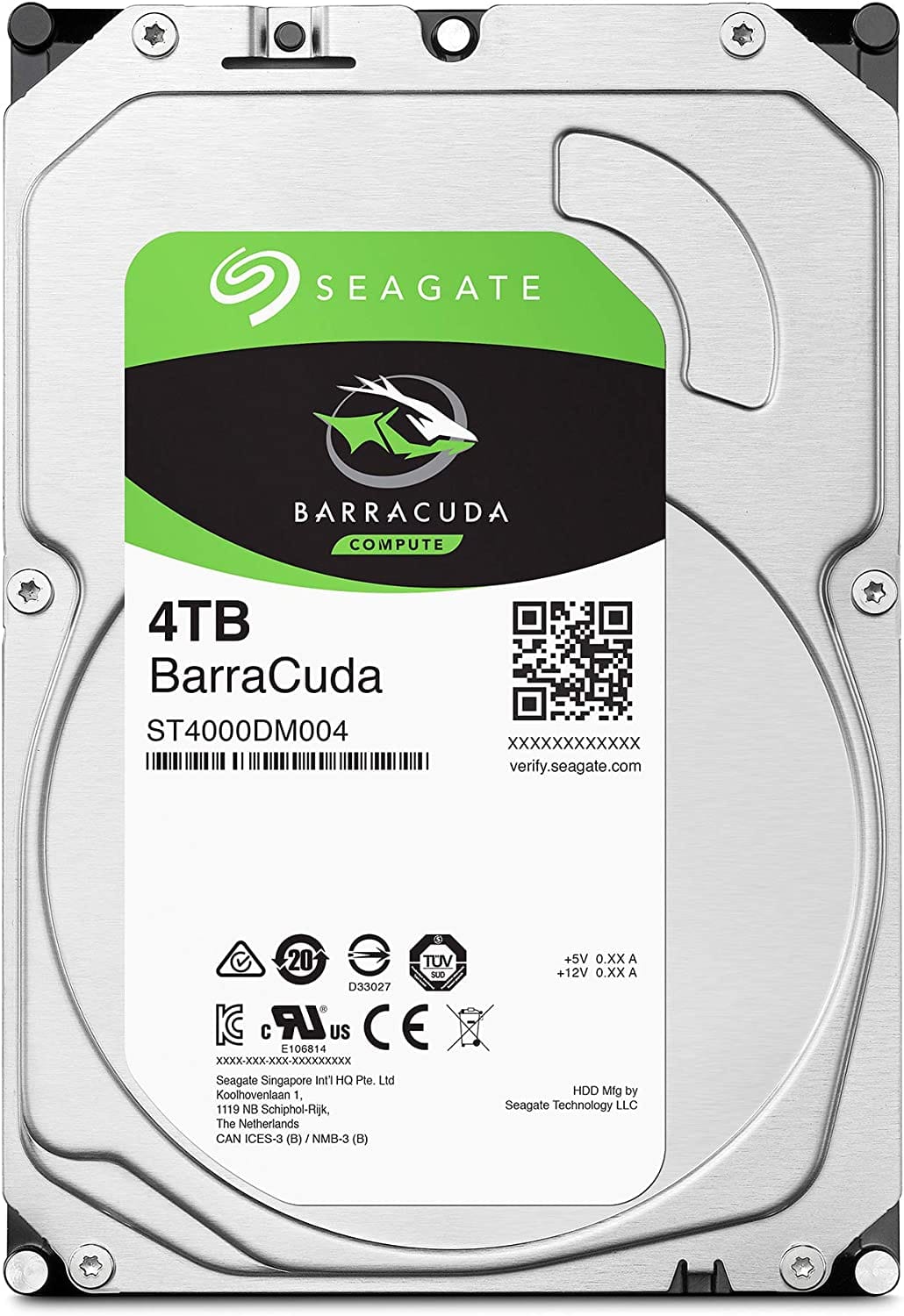 (Manufacturer Refurbished) Seagate Barracuda 4TB 3.5" SATA Hard Drive