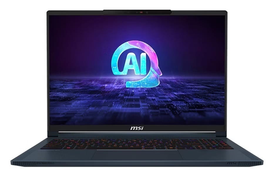 MSI Stealth 16 AI Studio A1VHG 16" QHD+ 240Hz Laptop, Ultra 7-155H, 64GB RAM, 3TB SSD, RTX 4080, Windows 11 Home