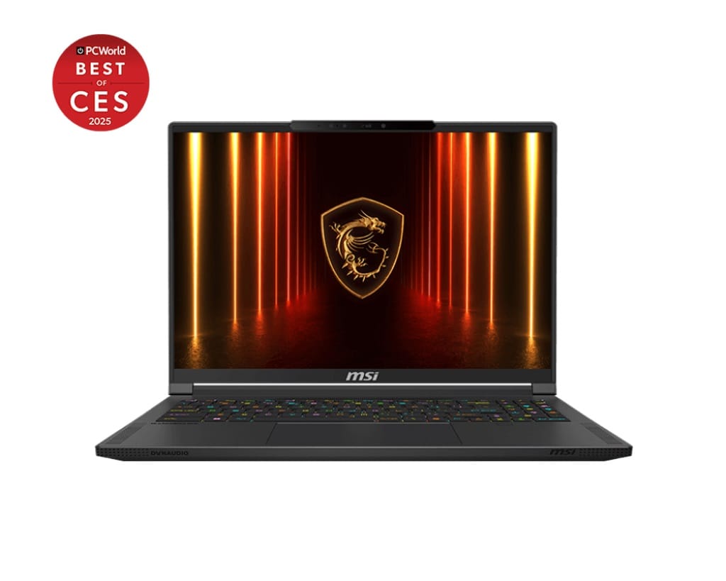 MSI Stealth A16 AI+ Copilot+ PC A3XWIG 16” QHD+ 240Hz IPD OLED Gaming Laptop, Ryzen AI 9 HX 370, 32GB RAM, 2TB SSD, RTX 5080, Windows 11 Pro