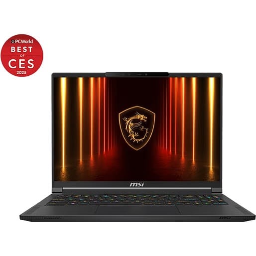 MSI Stealth A16 AI+ Copilot+ A3XWIG 16" QHD+ OLED AI 240Hz Laptop, Ryzen AI 9, 32GB RAM, 4TB (2TB+2TB) SSD, RTX 5080, Windows 11 Pro