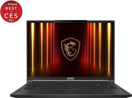 MSI Stealth A16 AI+ Copilot+ PC A3XWIG 16" QHD+ 240Hz IPD OLED Gaming Laptop, Ryzen AI 9 HX 370, 32GB RAM, 10TB (2TB+8TB) SSD, RTX 5080, Windows 11 Pro
