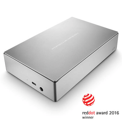 LaCie Porsche Design USB 3.0 & USB-C Desktop Hard Drive - 6TB