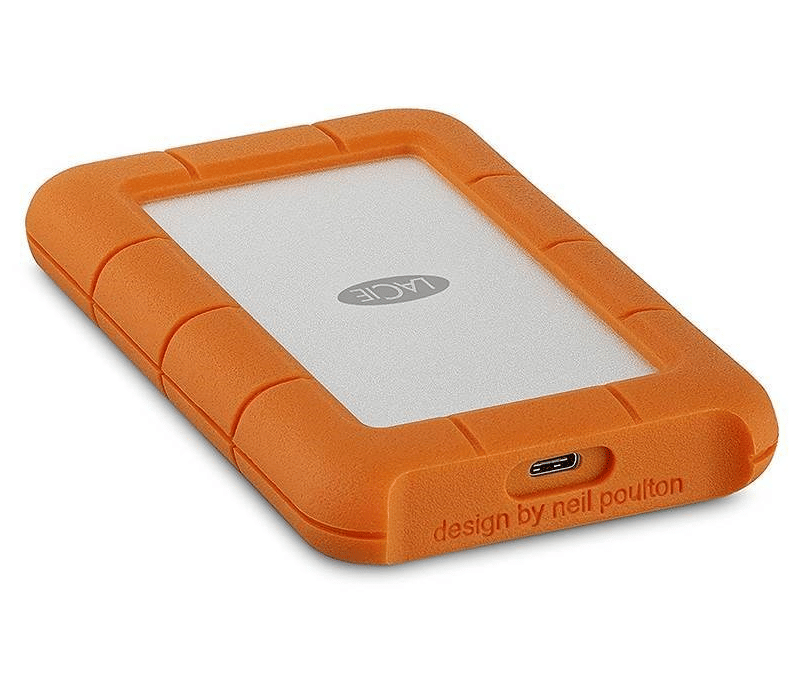 LaCie Rugged 2.5" USB 3.1 Gen 1 Type-C Portable Hard Drive - 5TB 