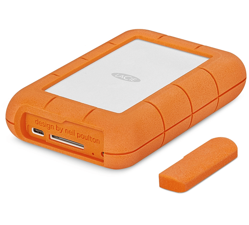 LaCie Rugged Raid PRO 2.5" USB Type-C Portable Hard Drive - 4TB