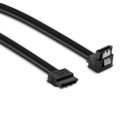 Cruxtec 180Degree to 90Degree SATA3 Cable - 100cm