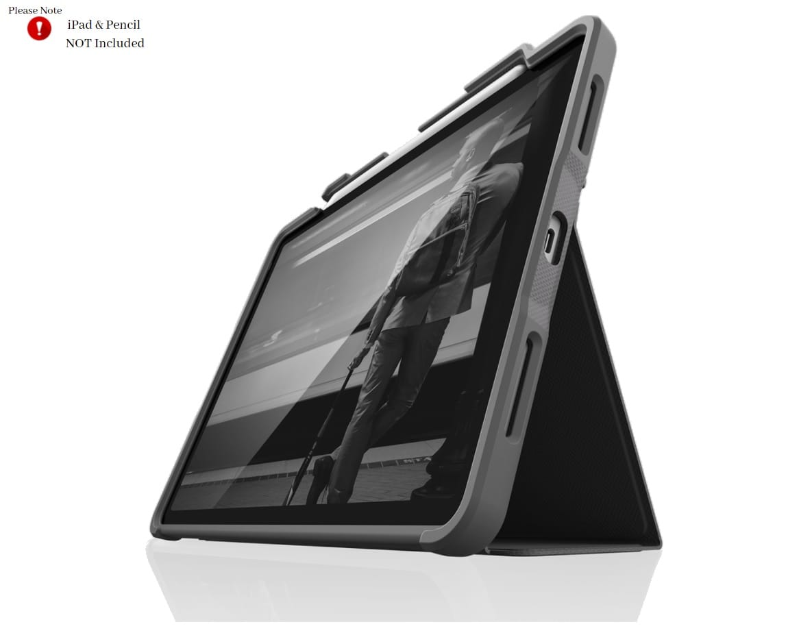 STM Rugged Case Plus for 2th Gen iPad Pro 11"  - Black