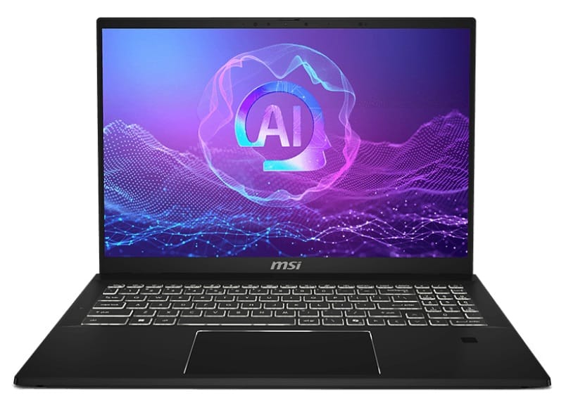 MSI Summit A16 AI+ A3HMTG 16" QHD 165Hz Copilot+ Laptop, Ryzen AI 9 365, 32GB RAM, 4TB SSD, Windows 11 Pro