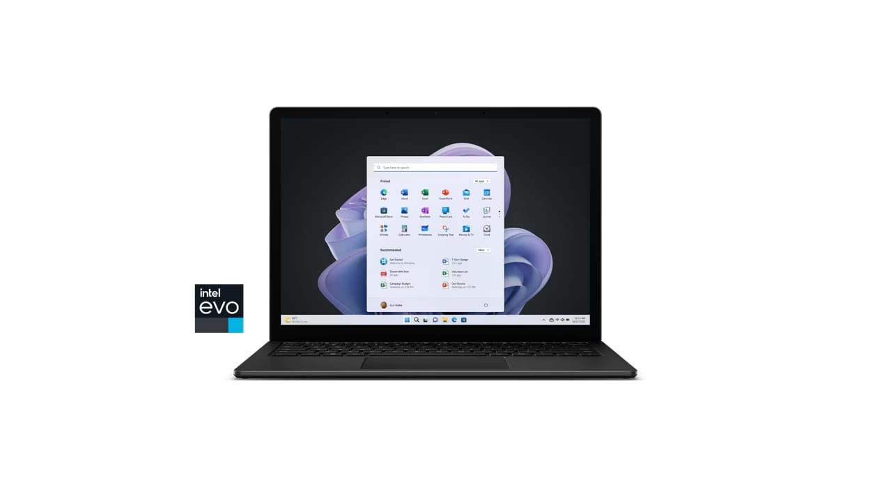 Microsoft Surface Laptop 5 For Business, 13.5" PixelSense i7-1265U, 32GB RAM, 512GB SSD, Windows 10 Pro - Black Metal