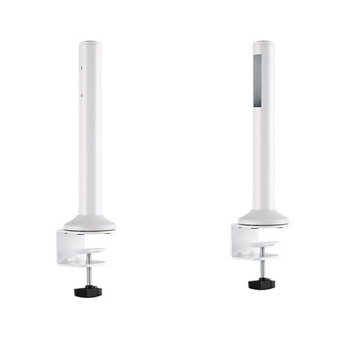 Brateck Slatwall Desk Mounting Pole - Matte White