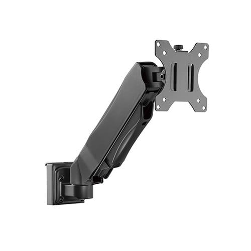 Brateck Slatwall Gas Spring Monitor Arm - Matte Black