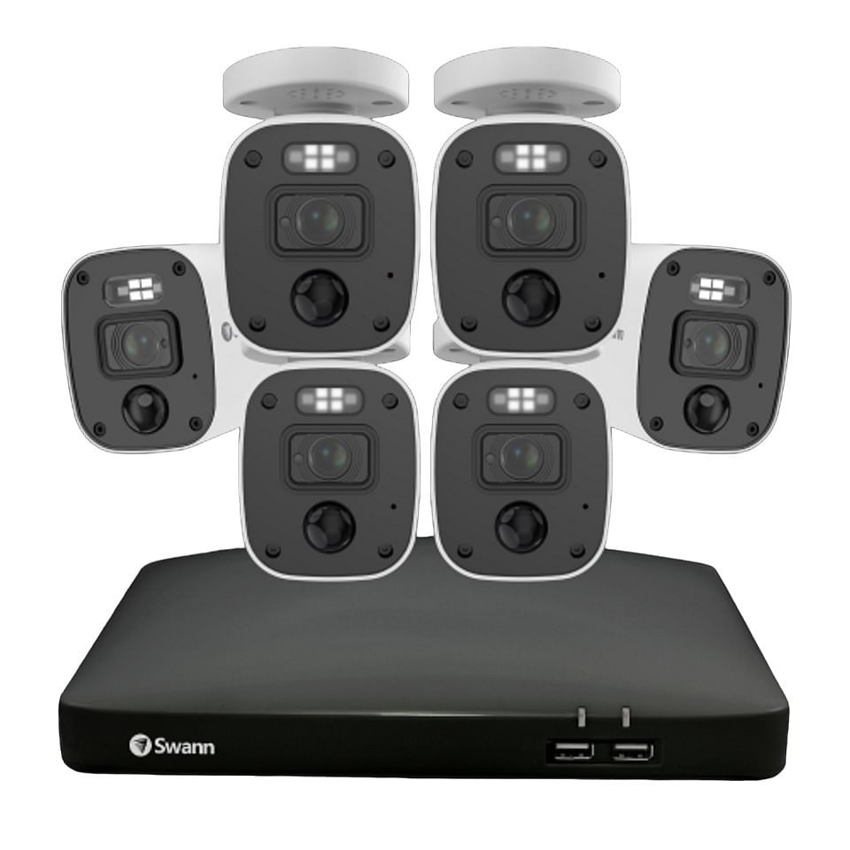 Swann Enforcer 6 Camera 8 Channel 4K Ultra HD DVR Audio/Video Security System