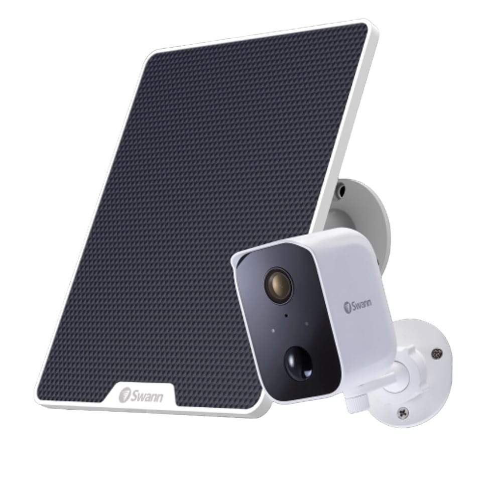 Swann Corecam Wireless Security Camera with Solar Charging Panel & Outdoor Stand
